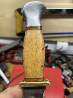 RENOWACJA UNIKATOWEGO NOŻA Z OKRESU II WOJNY ŚWIATOWEJ - 6